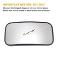 thumbnail image 3 of Reemplazo de vidrio de espejo retrovisor calefaccionado blanco de Unique Bargains para la parte inferior izquierda, adecuado para Mercedes Sprinter 2018-2023, 3 of 6