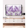thumbnail image 3 of Outdoor TV Cover 40 to 43 Inch Weatherproof, Purple Lavender Floral Waterproof TV Screen Protector for Outside Decor with Zipper and Pocket 40"L x 25"H , Rustic Plants, 3 of 7