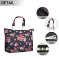 thumbnail image 2 of Flower Women's Large Weekend Travel Bag Moving Canvas Handbag Thick Double Layer Beach Weekend Travel Unisex Hospital Maternity Delivery with Toiletry Waterproof, 2 of 5