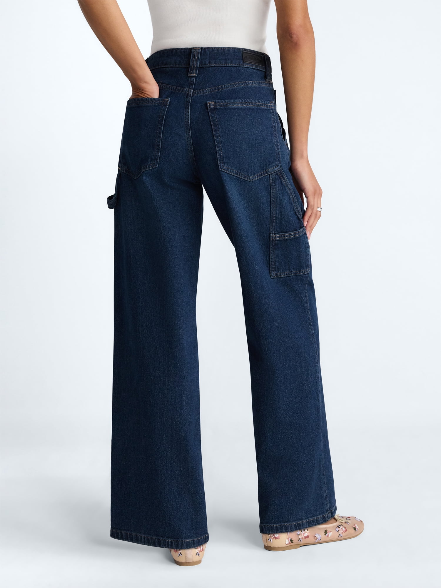 Scoop Women’s and Women’s Plus Relaxed Fit Jeans, 30'' Inseam, Sizes 0-26W