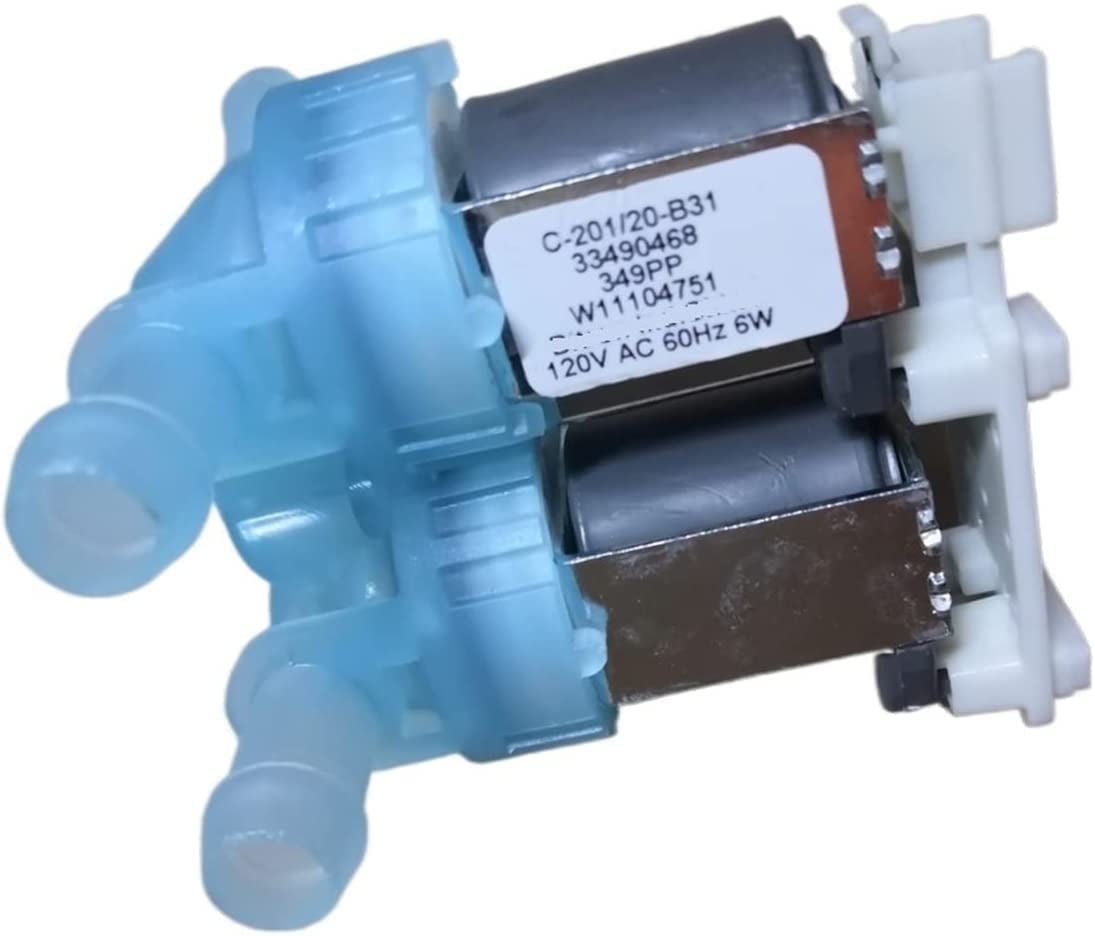 ABCISI W11036930 Water Inlet Valve FOR Whirlpool Maytag Washing Machine Parts W11316256 W11104751 W11316256CM W11316256 AP6835737 4929298