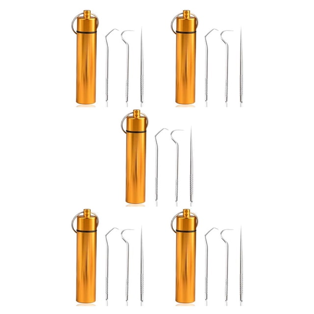 Toystoory 3 piezas de palillos de con soporte Mini bolsillo Adultos Personas mayores Herramientas Contenedores Oficina Viajes Suministros Type2 NO2 Toystoory CBP039254