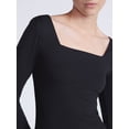 thumbnail image 4 of Scoop Women's Contour Top with Long Sleeves, Sizes XS-XXL, 4 of 5