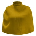 thumbnail image 1 of Produit Wraps 2 - Produit Femme Automne et Hiver Mode Décontractée Cape Tricotée Col Roulé Châle Tricoté Manteau Taille, 1 of 3