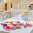 thumbnail image 6 of Yayeee Dish Drying Mat for Kitchen Counter 16"x18" Microfiber Absorbent Pad, Abstract Geometric Pattern, 6 of 7