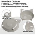 thumbnail image 3 of Cat Bowls Cat Food Bowl Non Slip Pet Bowl Shallow Cat Water Bowl Cat Feeding Wide Bowls to Stress Relief of Whisker Fatigue Dog Bowl Dish for Puppy Cats Rabbits Small Animals(Safe Food-Grade Material), 3 of 5
