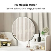 GIATUEE Vanity Table with Mirror, 2 Drawers Makeup Dressing Desk, Teen Adult(Without Stool)