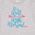 thumbnail image 4 of Inktastic It Is Well with my Soul Pink Arrow Boys or Girls Baby T-Shirt, 4 of 5