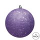thumbnail image 3 of Adorno Vickerman con forma de bola de lentejuelas color lavanda, paquete de 4 unidades, 15 cm, 3 of 4