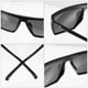 thumbnail image 5 of Gafas de sol planas de moda unisex, estilo retro vintage., 5 of 5