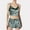 Grey, variant on Womens Sexy Velvet 2 Pajamas Tall Women Pieces Romper Outfit Sleeveless Floral Sleepwear for Women Crop Top Camisole + Shorts Sleeve Shorts
