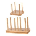thumbnail image 4 of FESTFENDS Home Use Cup Rack Bamboo Wood 2Pcs 6.48X3.93X3.34in, 4 of 8