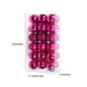thumbnail image 5 of Ounissouiy 30 piezas de bolas de Navidad adornos inastillables decoraciones para árboles de Navidad juego de bolas colgantes para decoración de fiesta de Kits de decoración para fiestas Rosa roja, 5 of 6
