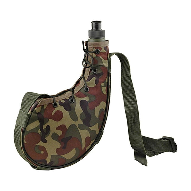 Hervidor de Botella de agua Zulema Molle a prueba de fugas Verde camuflaje Botella de deporte al aire libre