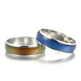 thumbnail image 3 of CAROOTU Bague d'Humeur Changeant de Couleur en Acier Inoxydable Mode Unisexe, 3 of 6