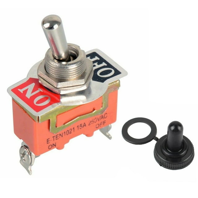 1x Robuste Interrupteur à Bascule 12V Marche / Arrêt Type de Missile SPST Voiture Couvercle Étanche