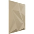 thumbnail image 2 of Ekena Millwork 19 5/8"W x 19 5/8"H Marquise EnduraWall Decorative 3D Wall Panel, UltraCover Satin Smokey Beige (Covers 2.67 Sq. Ft.), 2 of 6