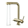 thumbnail image 1 of Waterfilter Kitchen Faucet, Dual Handles Deck Mounted Pull Out Mixer Tap, 360 Degree Rotation Water Purification Crane ,Versatile Features, 1 of 7