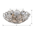 thumbnail image 2 of Crystorama Lighting - Three Light Ceiling Mount - Ceiling Mount - Palla Coastal, 2 of 5