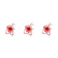 thumbnail image 1 of pitrice 1/2/3/5 Maille Fascinator Femmes Coiffe Prom Maquillage Nuptiale Scène Réglable Performance Photo Coiffe Fille Bande de Cheveux Rouge 3PCS, 1 of 6