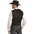 thumbnail image 3 of Scully Rangewear Mens Black Polyester Dragon Big Classic Vest 3X, 3 of 3