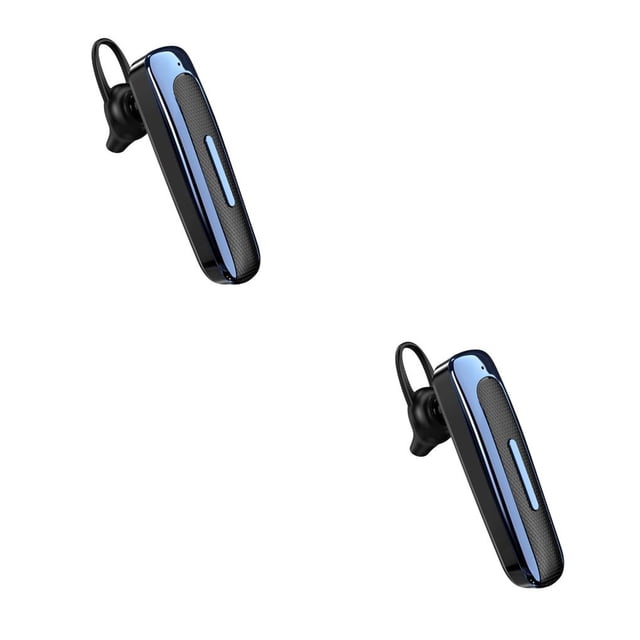 Cateissary Auriculares compatibles con Bluetooth Miniauriculares deportivos a prueba de agua Auriculares intrauditivos portátiles inteligentes Azul negro 2Conjunto