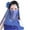Light Blue, variant on Belly Dance Veil Mask Stage Veil Dance Classical Dance Veil Performance Accessories Female