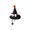 Wine, variant on Pet Halloween Mini Witch Hat Pointed Shape with Bow for Cats and Dogs