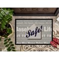 thumbnail image 3 of Carolines Treasures SB3079MAT Safe at Home Indoor or Outdoor Mat, 3 of 4