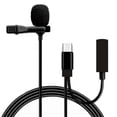 thumbnail image 1 of Lavalier Microphone Cell Phone Live Video Sound Card Camera Recording Interview Noise Reduction Microphone, E, 1 of 5