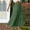 Green, variant on Elastic Waist Maxi Skirts for Women Flowy A-Line Skirts Summer Beach Pocket Vacation White Plain Ladies Swing Skirts