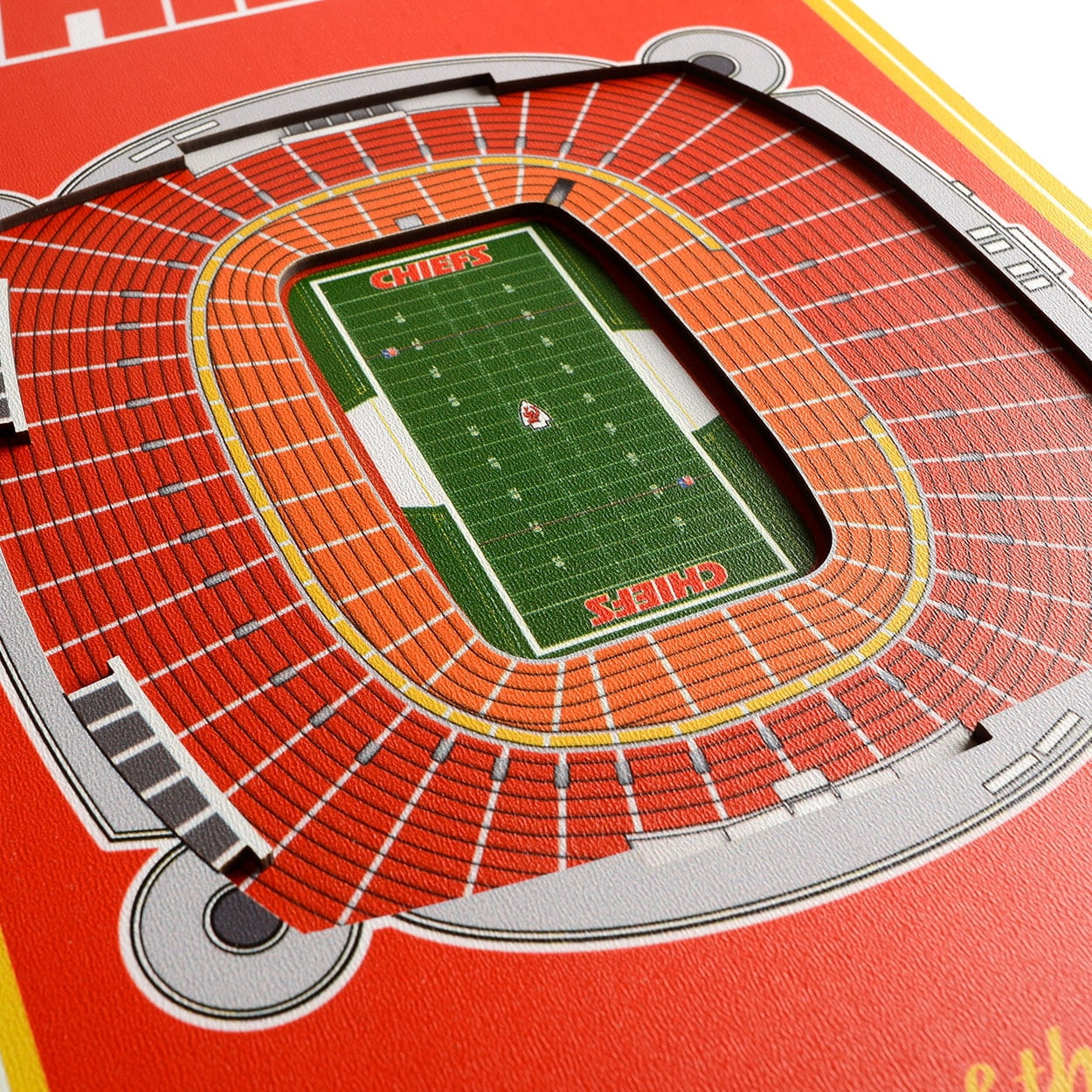 Kansas City Chiefs 8'' x 32'' 3D StadiumView Banner