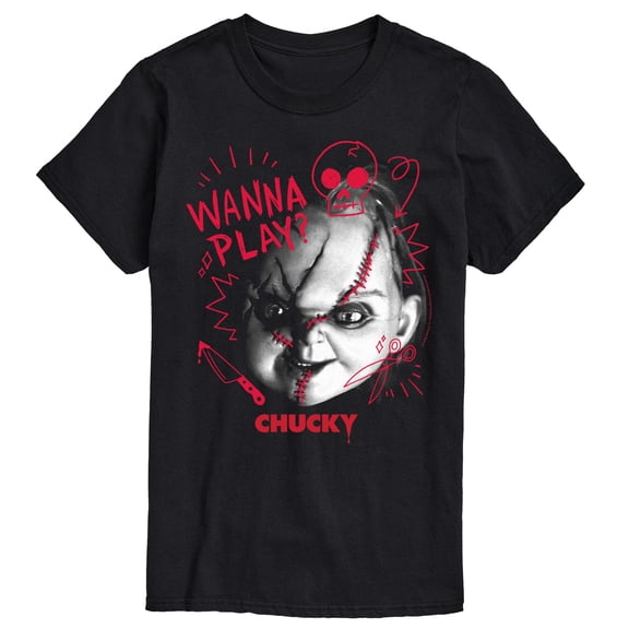 Chucky - Head Sketch - Men's Short Sleeve Graphic T-Shirt