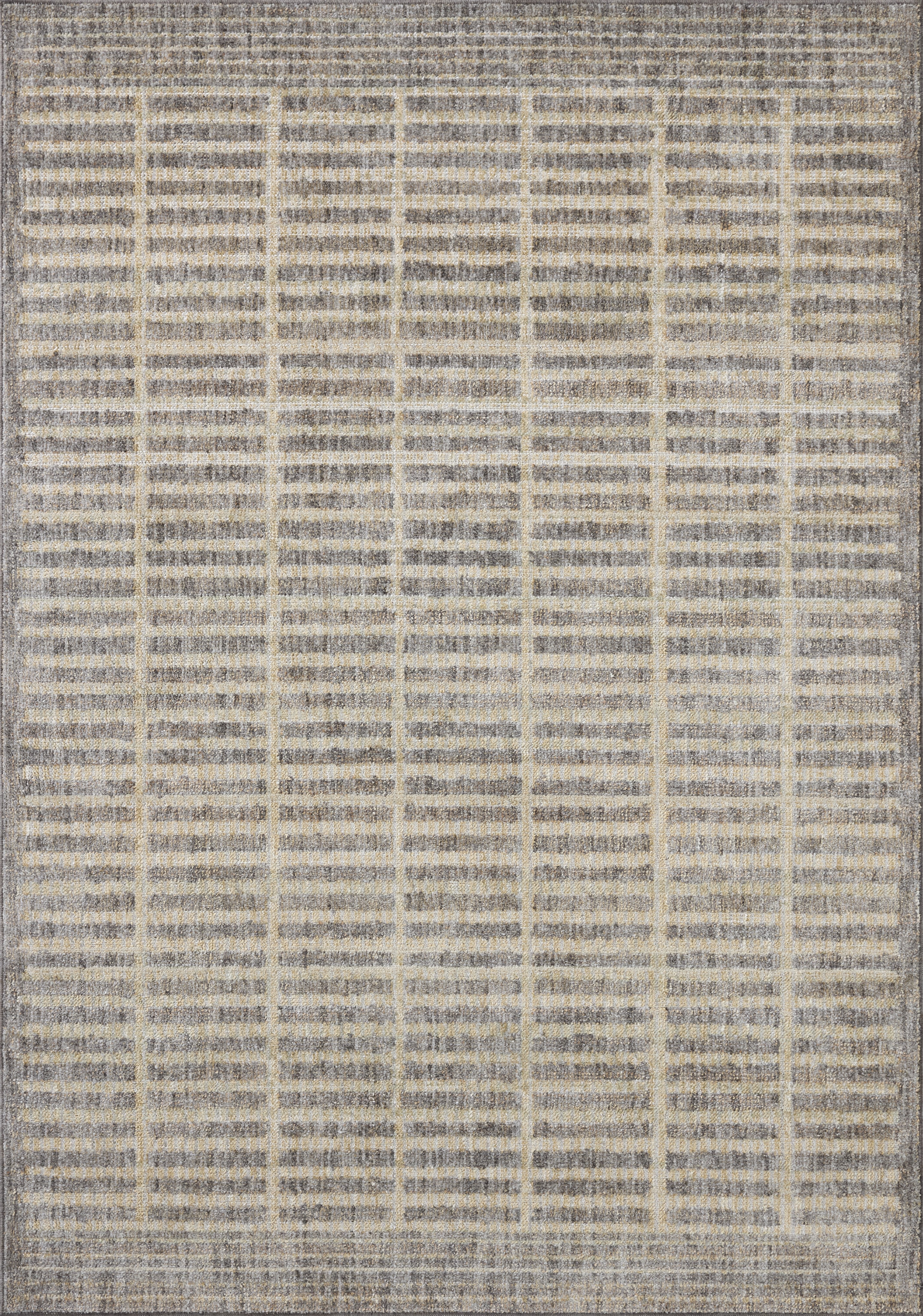 Loloi Roxie Smoke / Natural 2'-7" x 15'-0" Area Rug