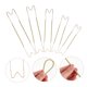 thumbnail image 5 of unbranded 5Ud Soportes Dorados Para Montar Platos En Pared Con Invisible Y Acero Inoxidable, 5 of 8