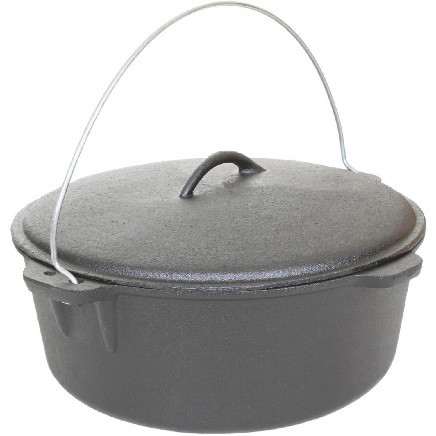 Cajun Classic 20-quart Unseasoned Cast Iron Dutch Oven - Walmart.com