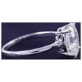 thumbnail image 7 of AFFY 2.50CT 8X10MM Oval Moissanite Diamond Solitaire Promise Ring for Women 14K White Gold over Silver-7.5, 7 of 7