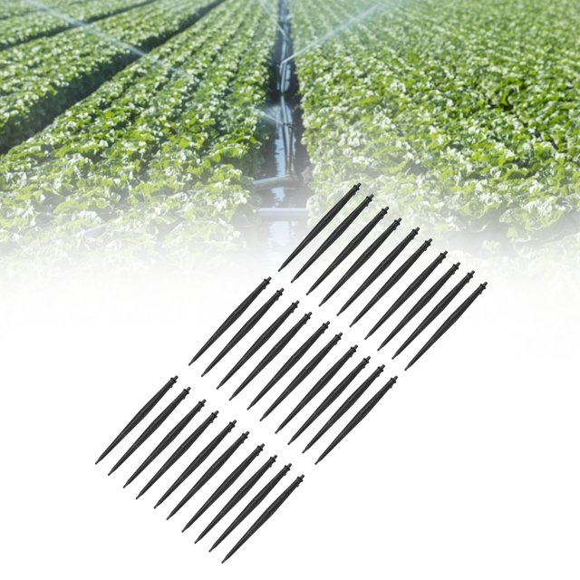 Cergrey Drip Irrigation Bracket,Irrigation Support Stake,30PCS Micro Sprinkler Bracket Plastic Ground Insertion Rod Irrigation Drip Support Stake For Gardening