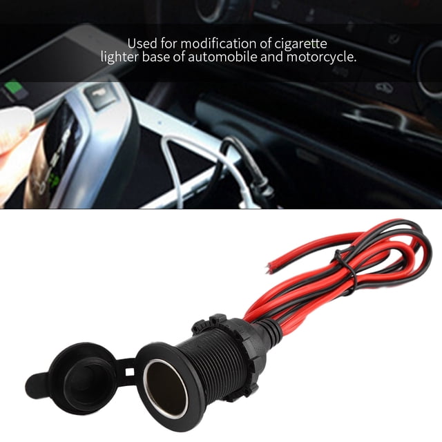 Ccdes Cigarette Lighter Cable, High Quality Cigarette Lighter Socket Cable, For Auto Repair Shop Car