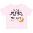 thumbnail image 3 of Inktastic I Love My Poppi to the Moon and Back Boys or Girls Toddler T-Shirt, 3 of 5