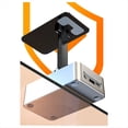 thumbnail image 5 of Soporte para Teléfono Móvil , Banco de Energía de Audio, Altavoz de Llamada Bluetooth, Escritorio Giratorio Plegable Multifunción, Negro, 5 of 5