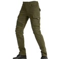 thumbnail image 1 of (Army Green-XS)Motorcycle Riding Jeans Motorbike Racing Pants Off-Road Outdoor Automobile Cycling Trousers With, 1 of 5