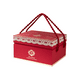 thumbnail image 1 of Caja de regalo de boda de terciopelo rojo con borde de encaje y asa, 14 x 9 x 8 cm, 1 of 1