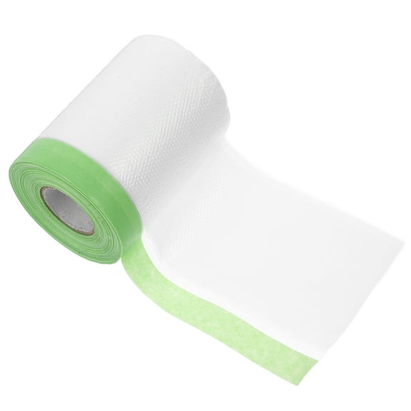 unbranded Plastic Sheeting Automotive Masking Tape No residues Painters Plastic Drop Cloth For Painting Plastic Paint Pre Taped Masking Film