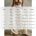 thumbnail image 5 of Oksale Boho Pants for Wmen Baggy Pull On Palazzo Pants with Pockets Casual Drawstring Elastic Waisted Vacation Beach Pants Flowy Ladies Outfits Khaki S, 5 of 7