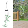 thumbnail image 4 of CHIMES DE END SOLAR Diseño Solar Fotosensible Diseño Impermeable Operación Automática De La Liberación Verde Luces De Color De Color De La Liberación Verde, 4 of 7