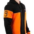 thumbnail image 3 of Naruto Shippuden Anime Men's Naruto Kanji Red Spiral Cosplay Zippered Hoodie, 3 of 5