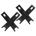 thumbnail image 2 of Miangastore 2 Paires de Rallonges de Vélo pour Enfants Axes en Métal Noir, 2 of 7