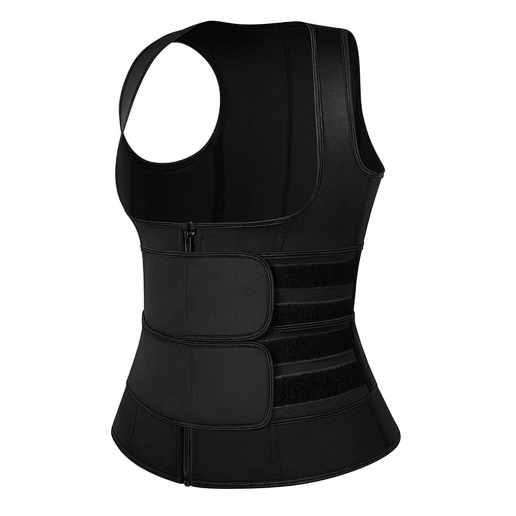 fastboy Women Waist Trainer Corset Zipper Vest Adjustable Neoprene Body Cincher Tank Top Waist Shapewear No.1