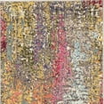 thumbnail image 4 of HomeRoots 480200 2 x 6 ft. Sunset Abstract Power Loom Non Skid Rectangle Area Rug, 4 of 5